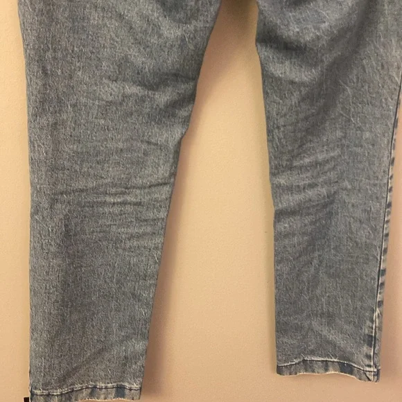 Good American Medium Wash High Waist Straight Leg Jeans Women’s Size 30 - Picture 9 of 10